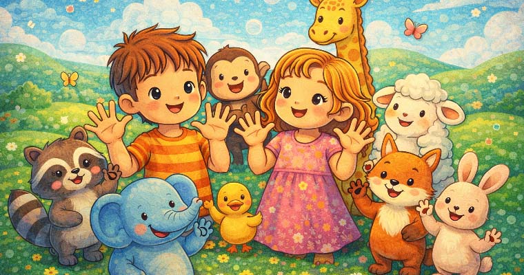 Count to Ten with My Animal Friends